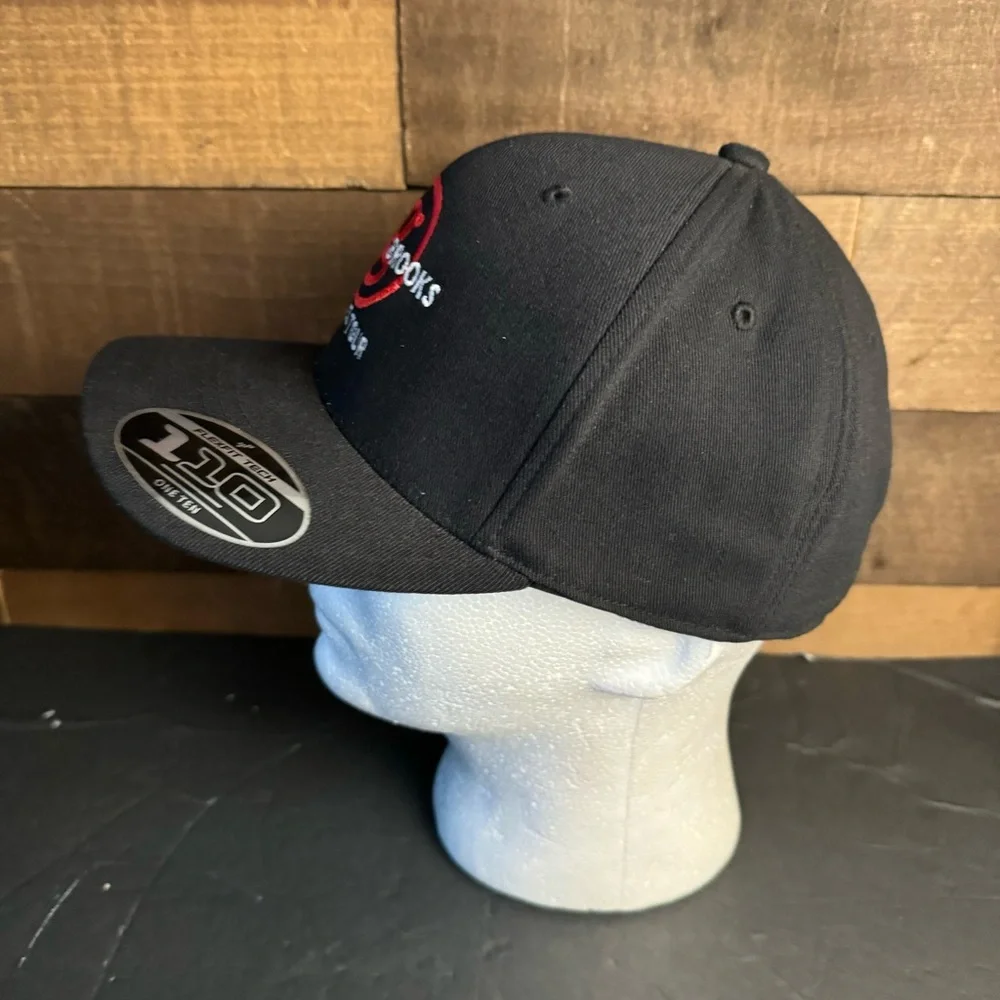 Garth Brooks World Tour Hat Red Logo Cap Black Trucker Dad hat One Ten Flexfit‎